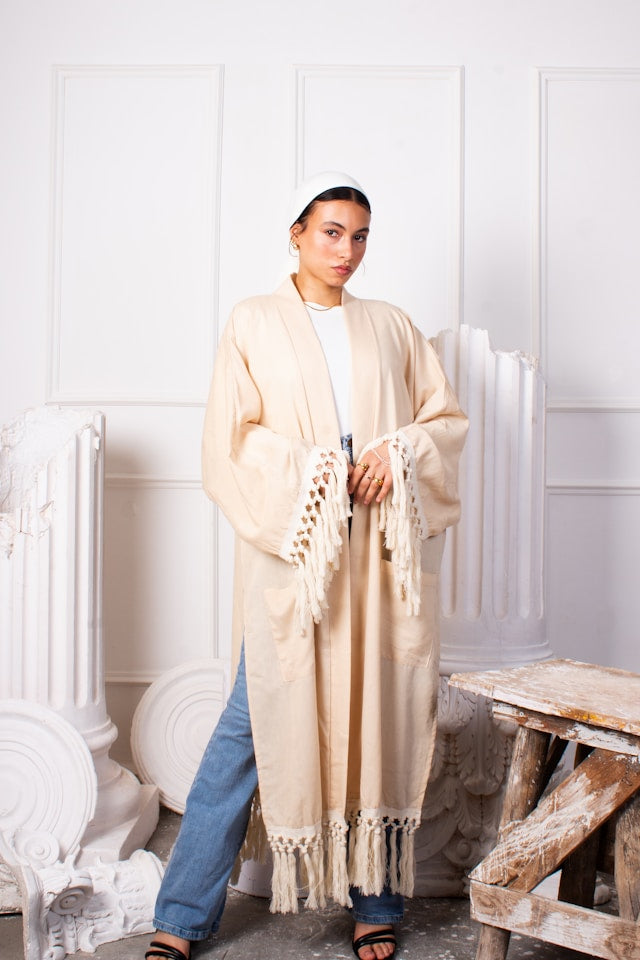 Abaya Cream Outer